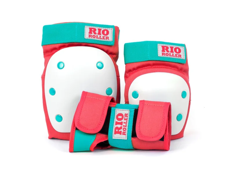 Triple Pad Set (3-pack) Red/Mint - Protectie