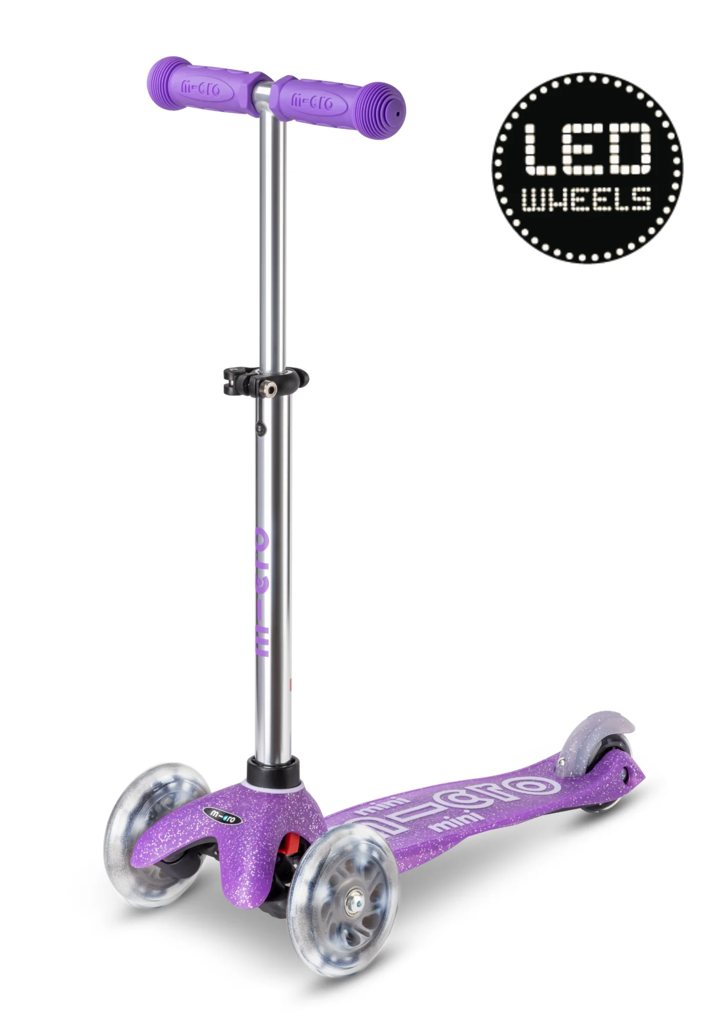 Mini Deluxe LED Glitter Purple - Step Complete