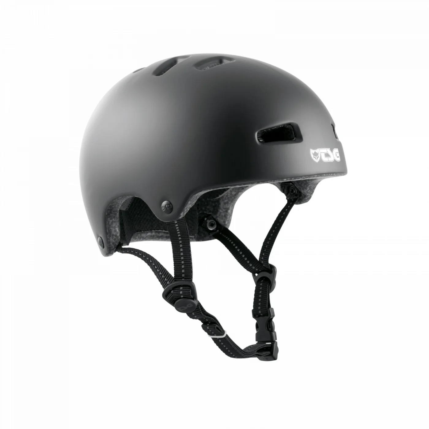 Nipper Mini Satin Black Skate Helm