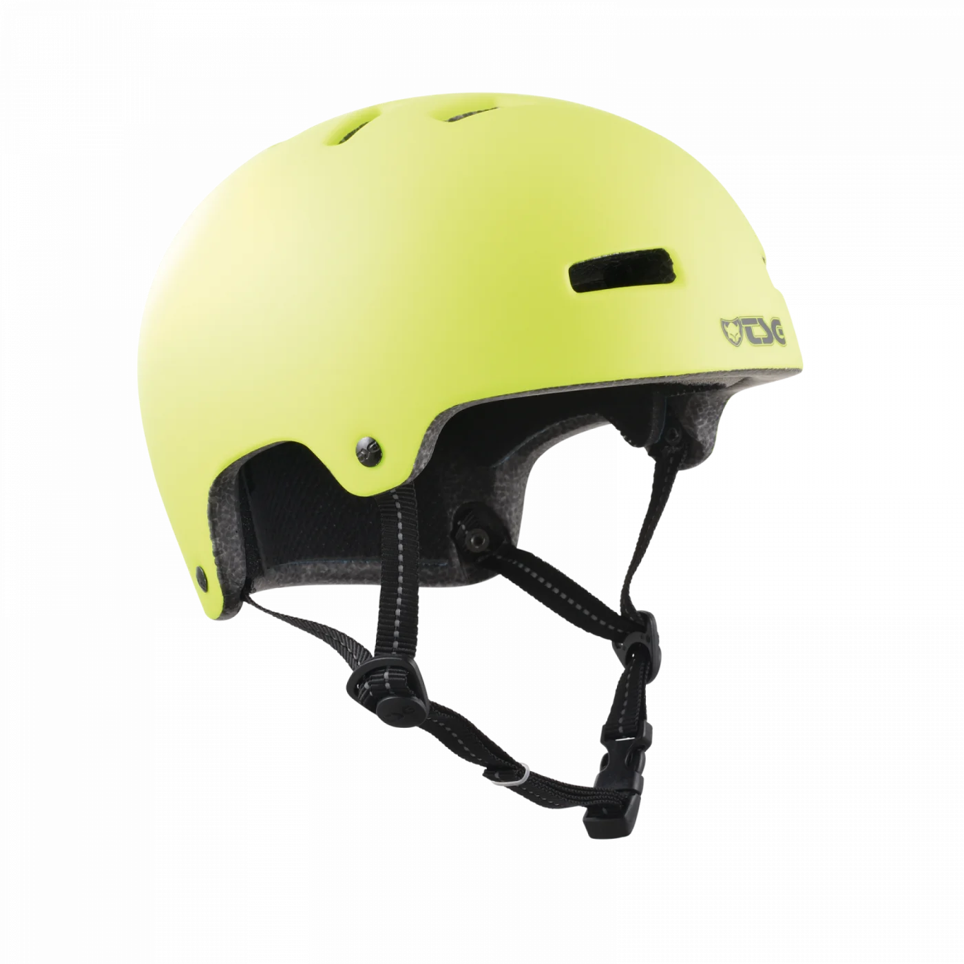 Nipper Maxi Satin Acid Yellow Skate Helm