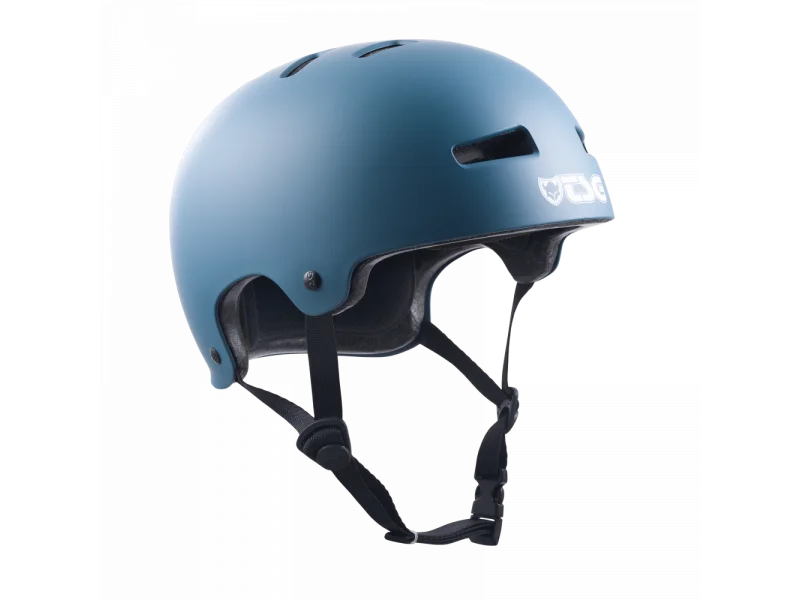Evolution Solid Color Satin Teal - Skate Helm