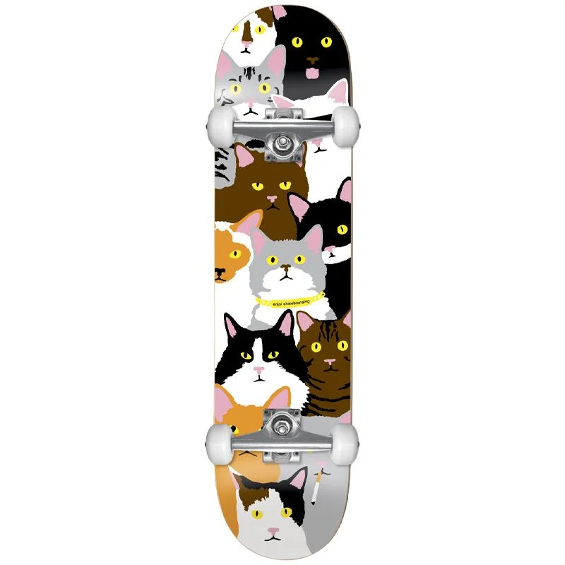 Cat Collage Youth FP 7.0 Skateboard Complete