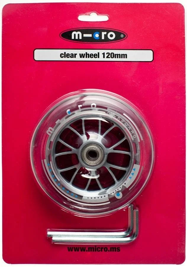 Clear Wheel 120mm Step Wiel