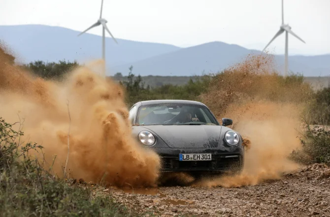 Porsche 911 Dakar vooraankondiging