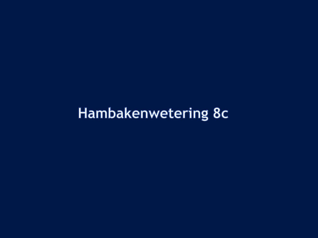 Hambakenwetering 8b - 8 c, 'S-Hertogenbosch